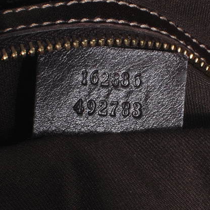 Gucci Leather Medium Britt Bag Dark Brown 7 of 7