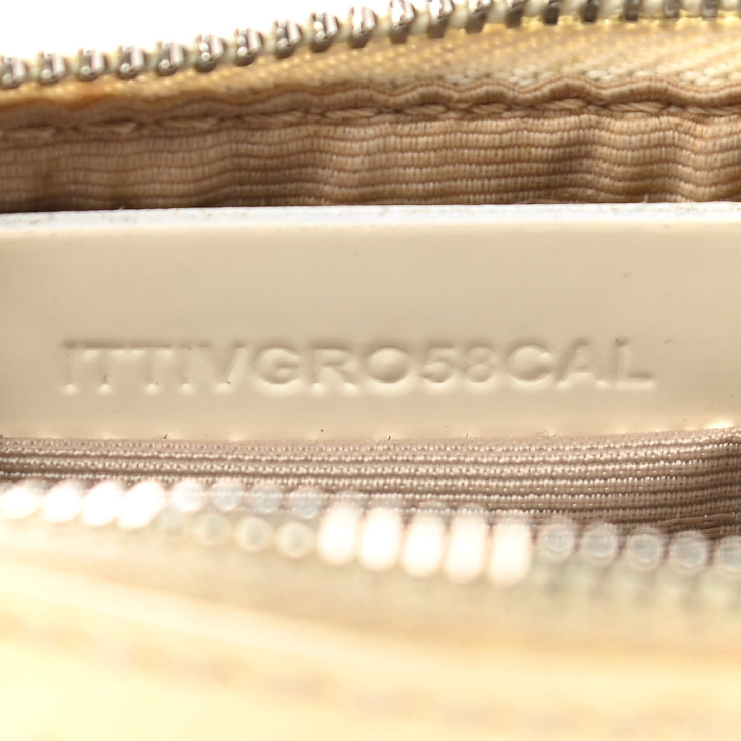 Nova Check Wristlet Pouch White
