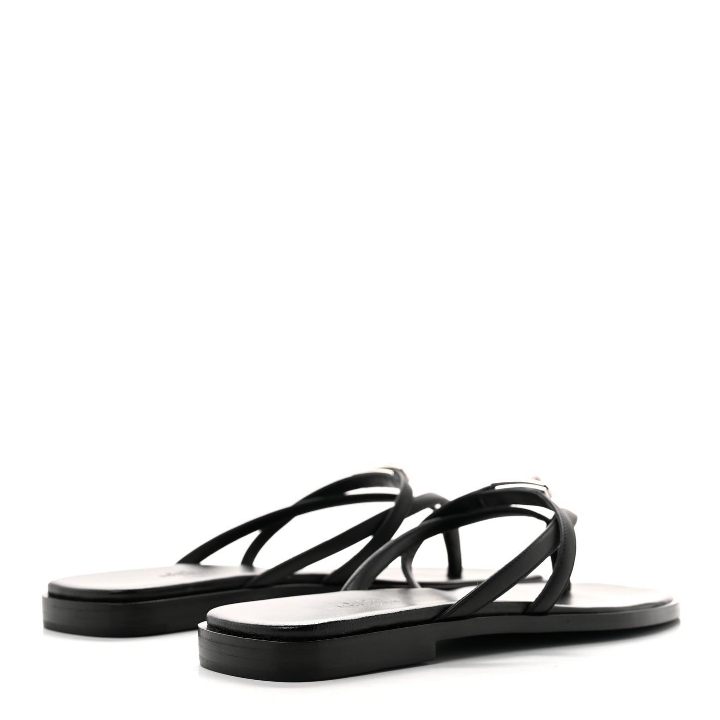 Calfskin Miss Sandals 38 Black
