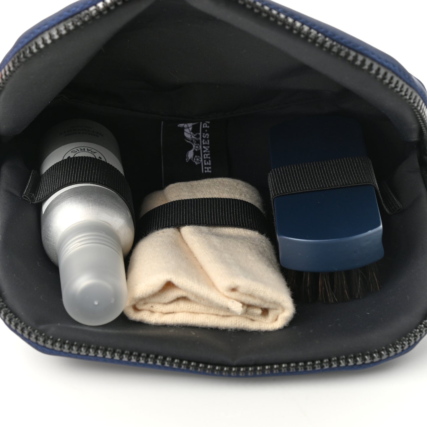 Technical Canvas Calfskin Sneakers Maintenance Kit Marine
