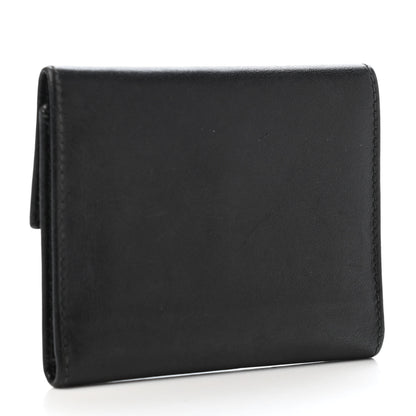 Prada Vitello Flap Wallet Black 2 of 4