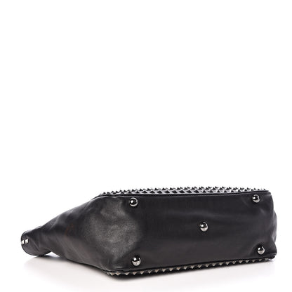 Valentino Garavani Vitello Medium Rockstud All Over Tote Black 5 of 11