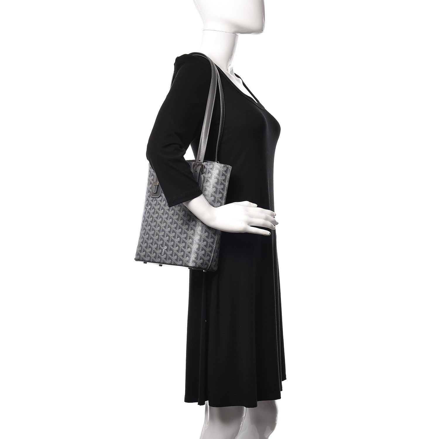 Goyard Goyardine Marie Galante PM Grey 2 of 9
