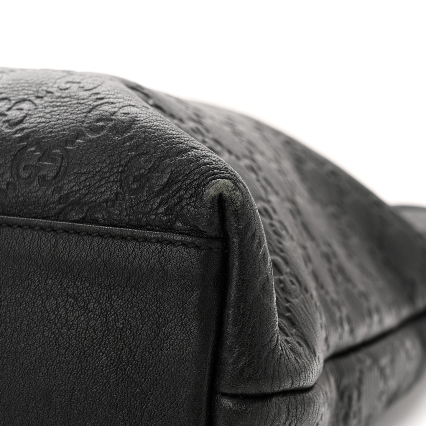 ssima Medium Zippered Shopping Tote Black