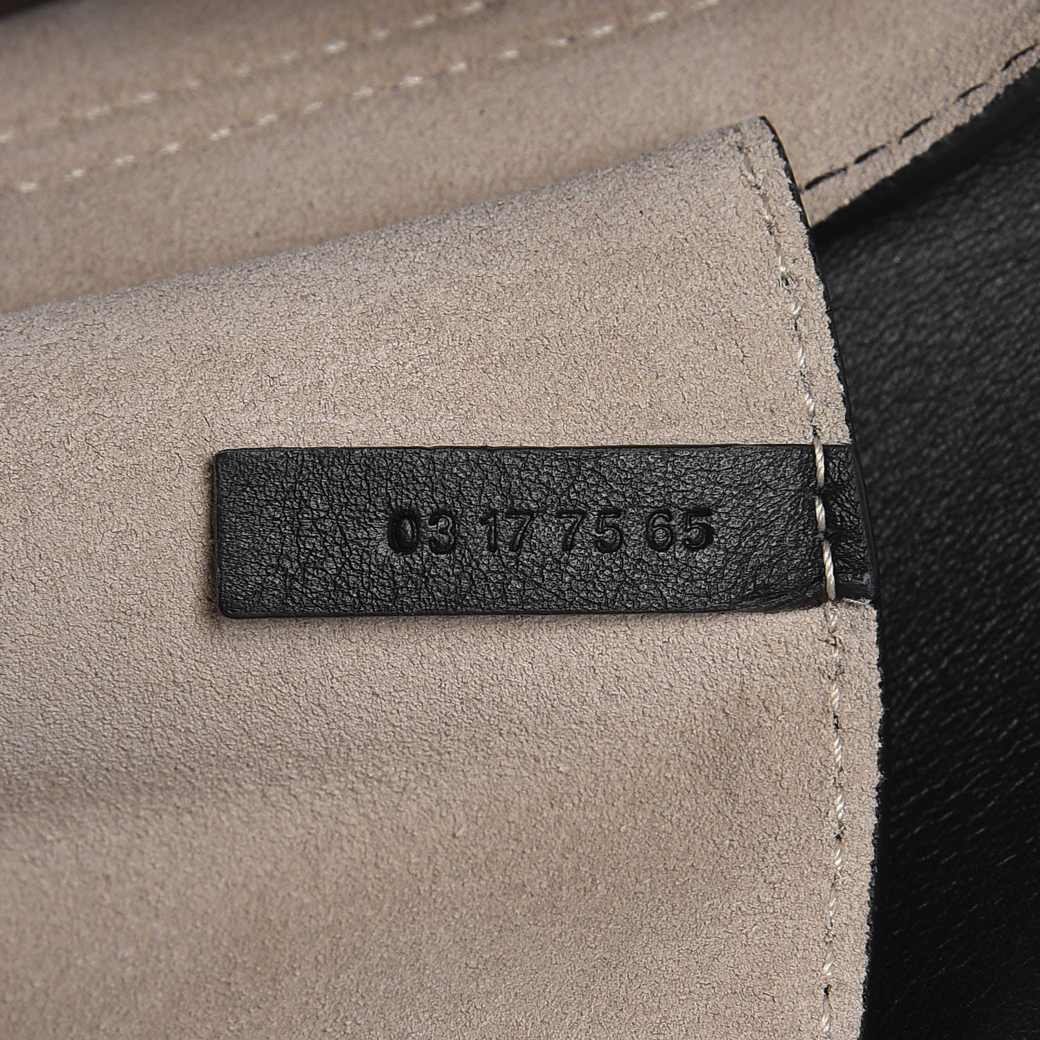 Chloe Suede Calfskin Mini Faye Shoulder Bag Black 7 of 7