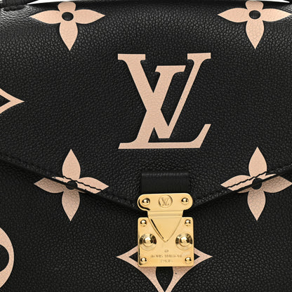 Louis Vuitton Empreinte Monogram Giant Pochette Metis Black Beige 7 of 9
