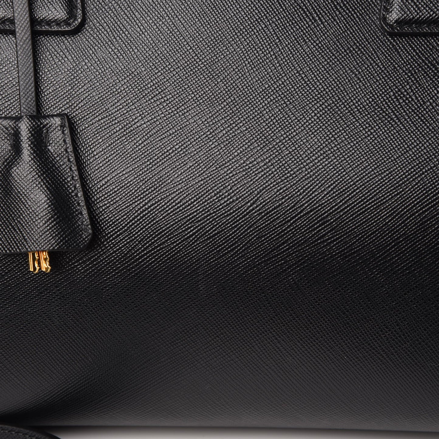 Saffiano Lux Bowler Black