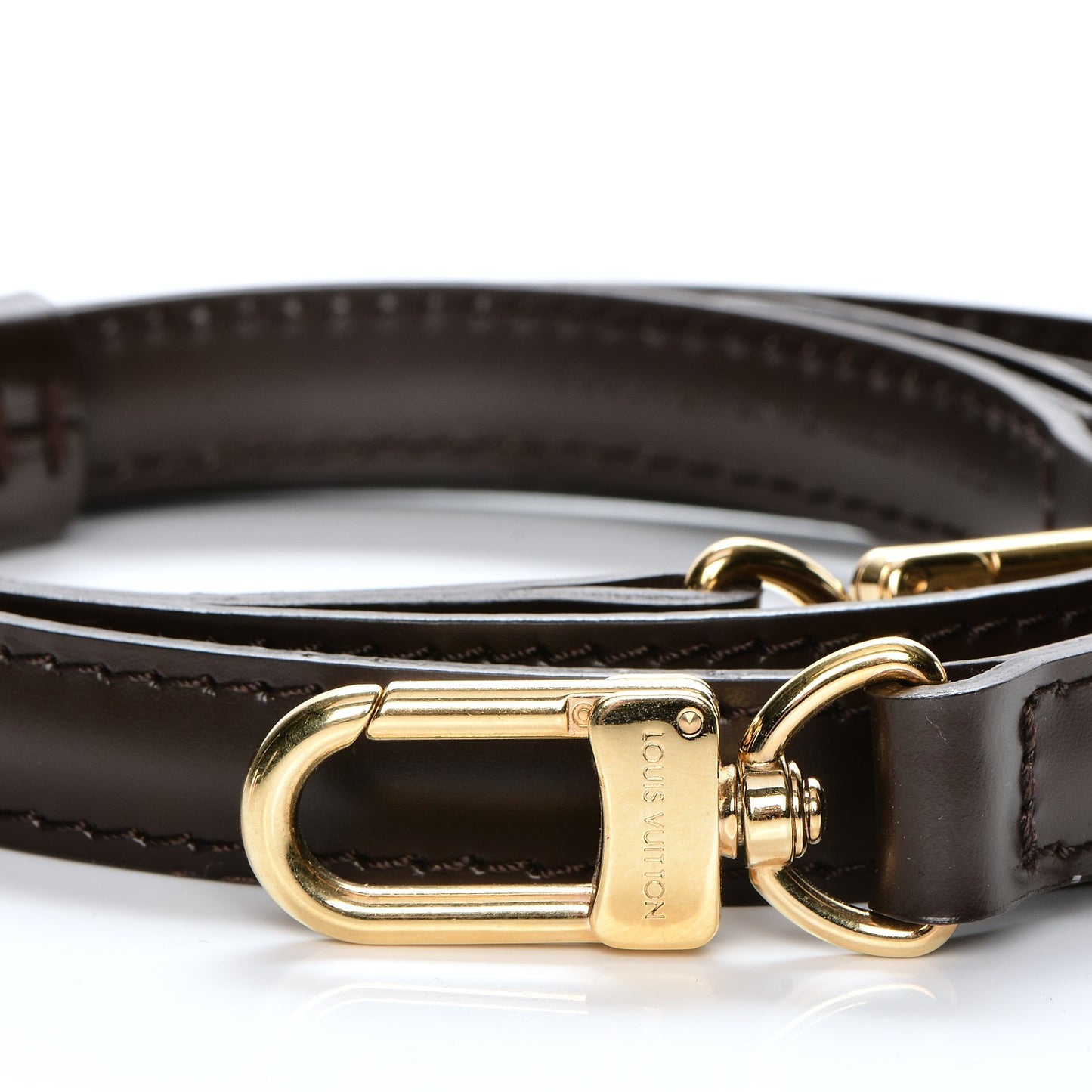Calfskin 12mm Adjustable Shoulder Strap Brown