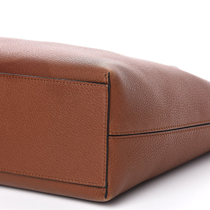 Valentino Garavani Grained Calfskin Small Rockstud Shoulder Tote Bright Cognac 15 of 20