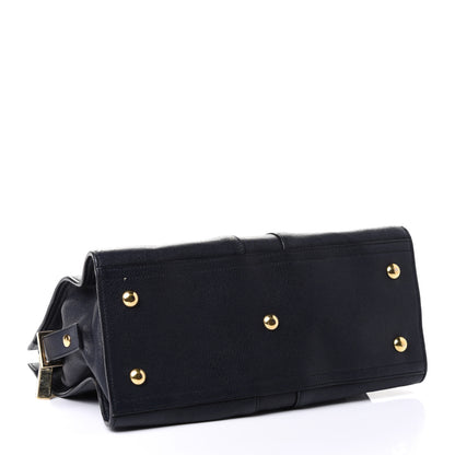 Saint Laurent Sheepskin Small Cabas ChYc Navy 3 of 4