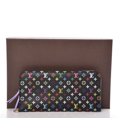 Louis Vuitton Monogram Multicolor Insolite Wallet Black Violet 10 of 10