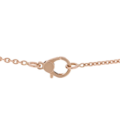 Hermes 18K Rose Gold Diamond Finesse Pendant Necklace 4 of 5