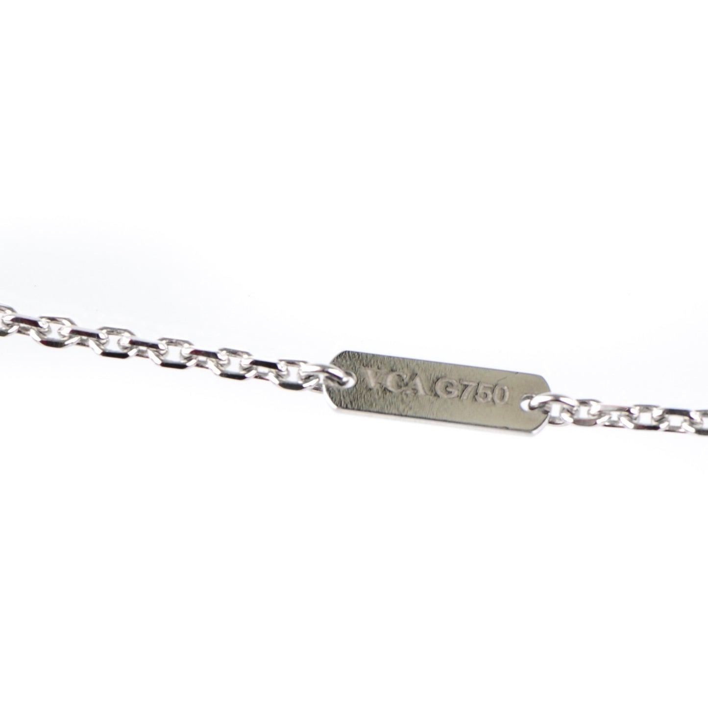 18K White Gold Diamond Large Frivole Pendant Necklace