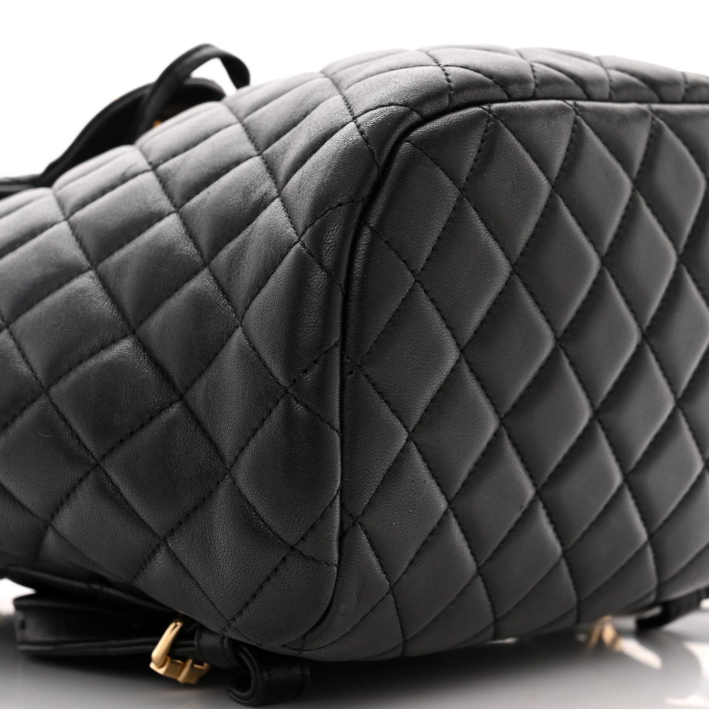 Lambskin Quilted Small Urban Spirit Backpack Black