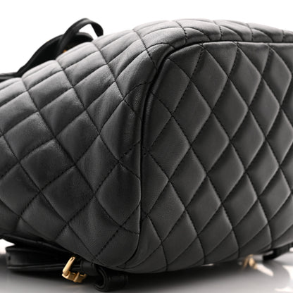 Chanel Lambskin Quilted Small Urban Spirit Backpack Black 9 of 10