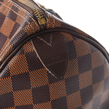 Louis Vuitton Damier Ebene Speedy 30 6 of 9