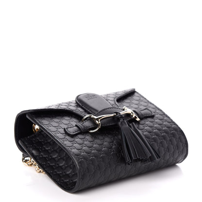 Gucci Microguccissima Mini Emily Shoulder Bag Black 4 of 9
