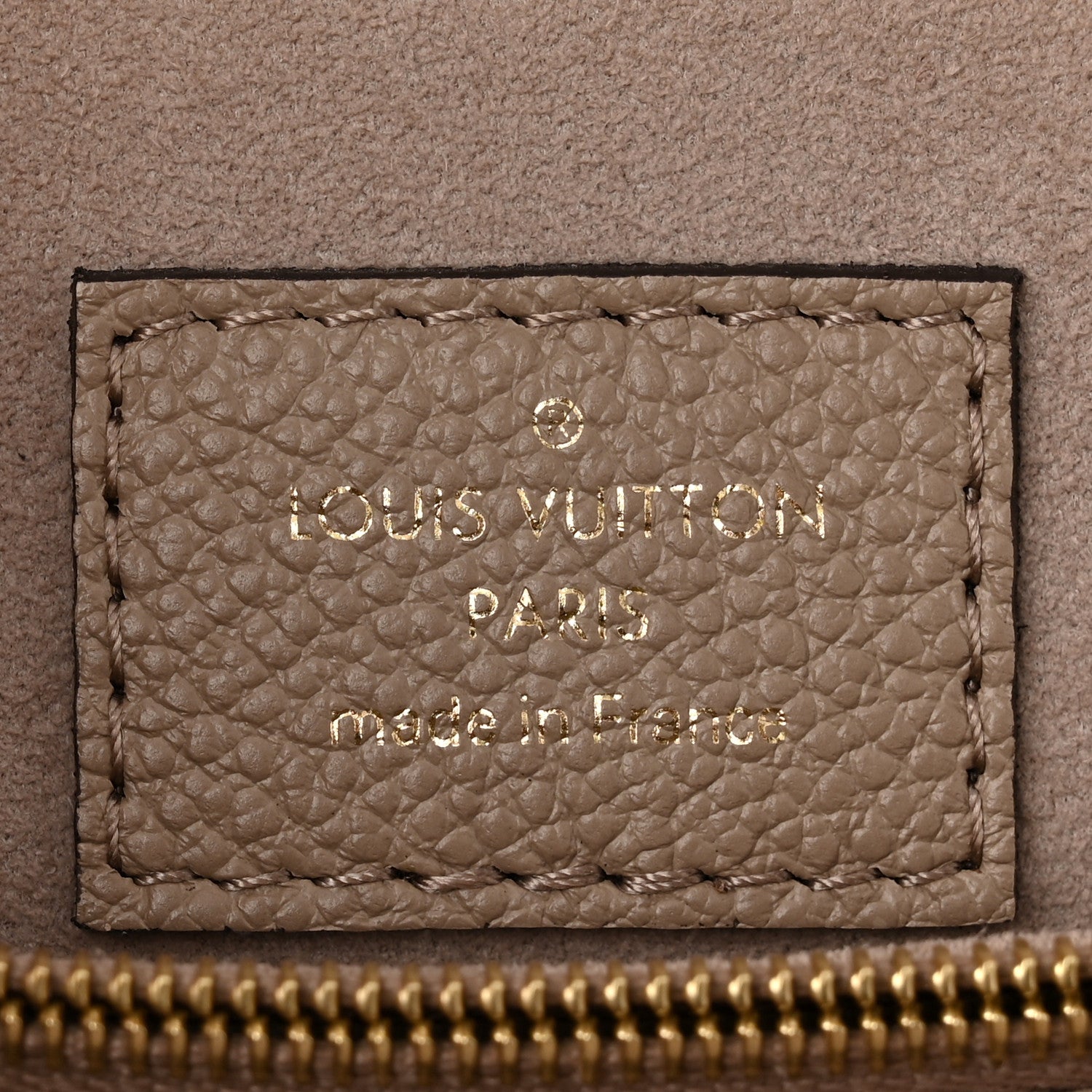 Louis Vuitton Empreinte Monogram Giant Madeleine MM Dove Grey Beige 6 of 12
