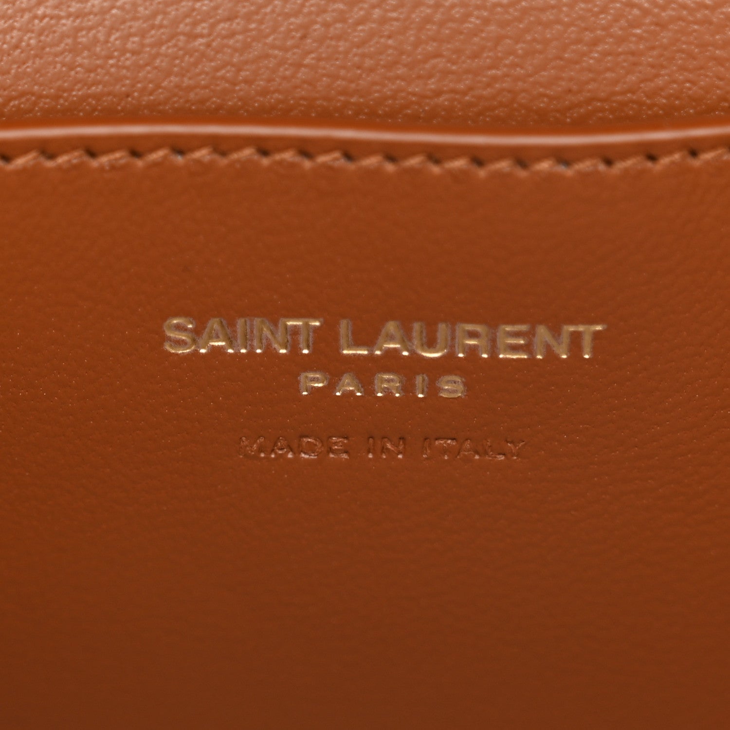 Saint Laurent Canvas Calfskin Gaby Vanity Bag Desert Dust Brick 6 of 10