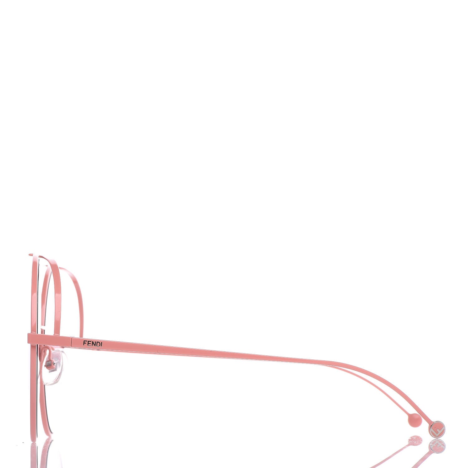 Fendi Round Frame Printed Run Away Sunglasses FF 0285/S Pink 2 of 8