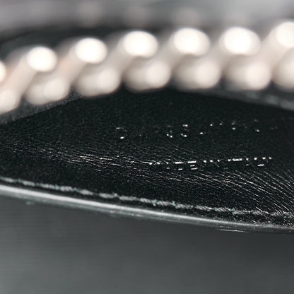 Saint Laurent Calfskin Crocodile Embossed Medium Classic Monogram Kate Tassel Satchel Black 8 of 11