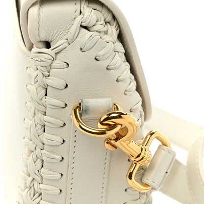 Christian Dior Grained Calfskin Medium Whipstitched Bobby Bag White 15 of 15