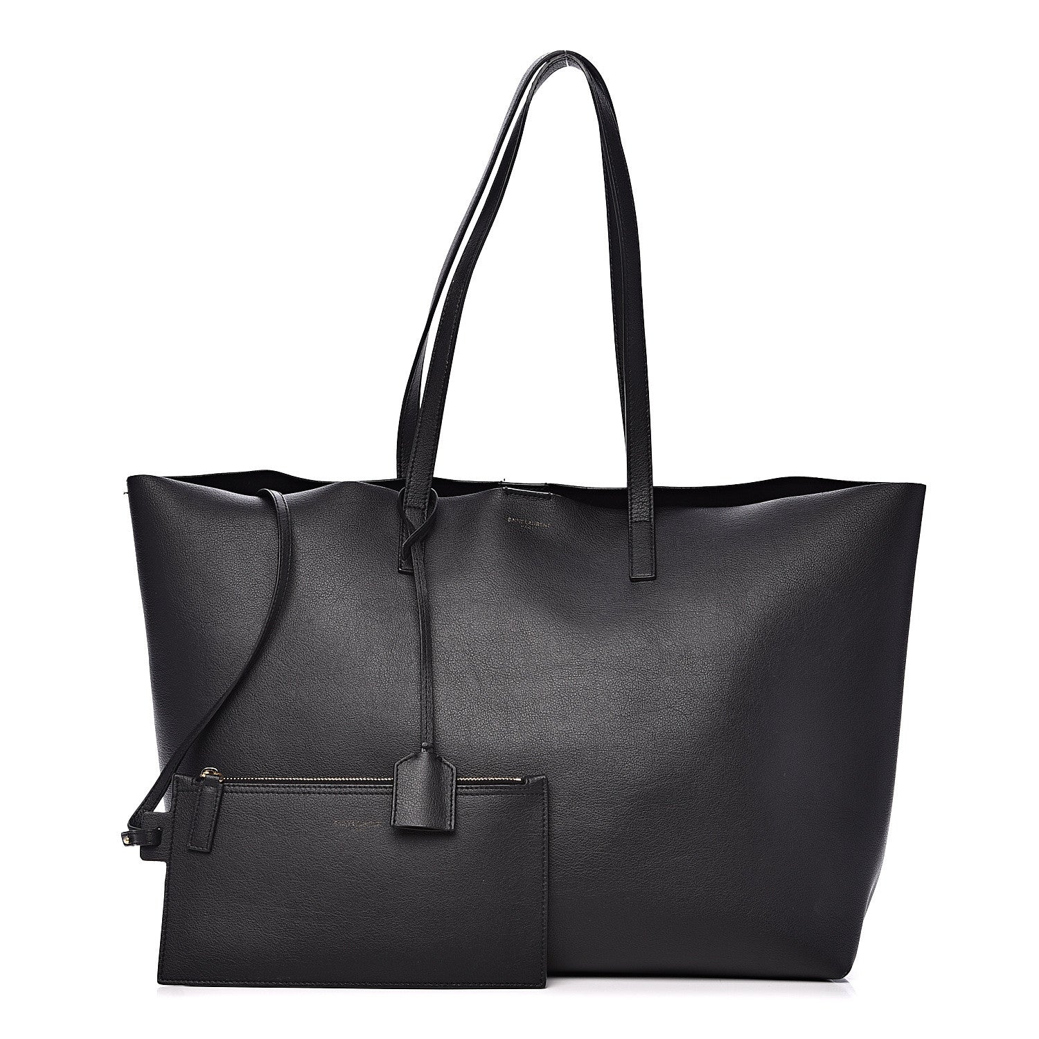 Saint Laurent Calfskin Large Shopping Tote Black 1 of 14