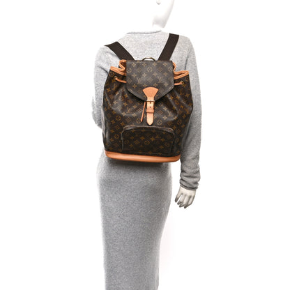 Louis Vuitton Monogram Montsouris GM Backpack 2 of 9