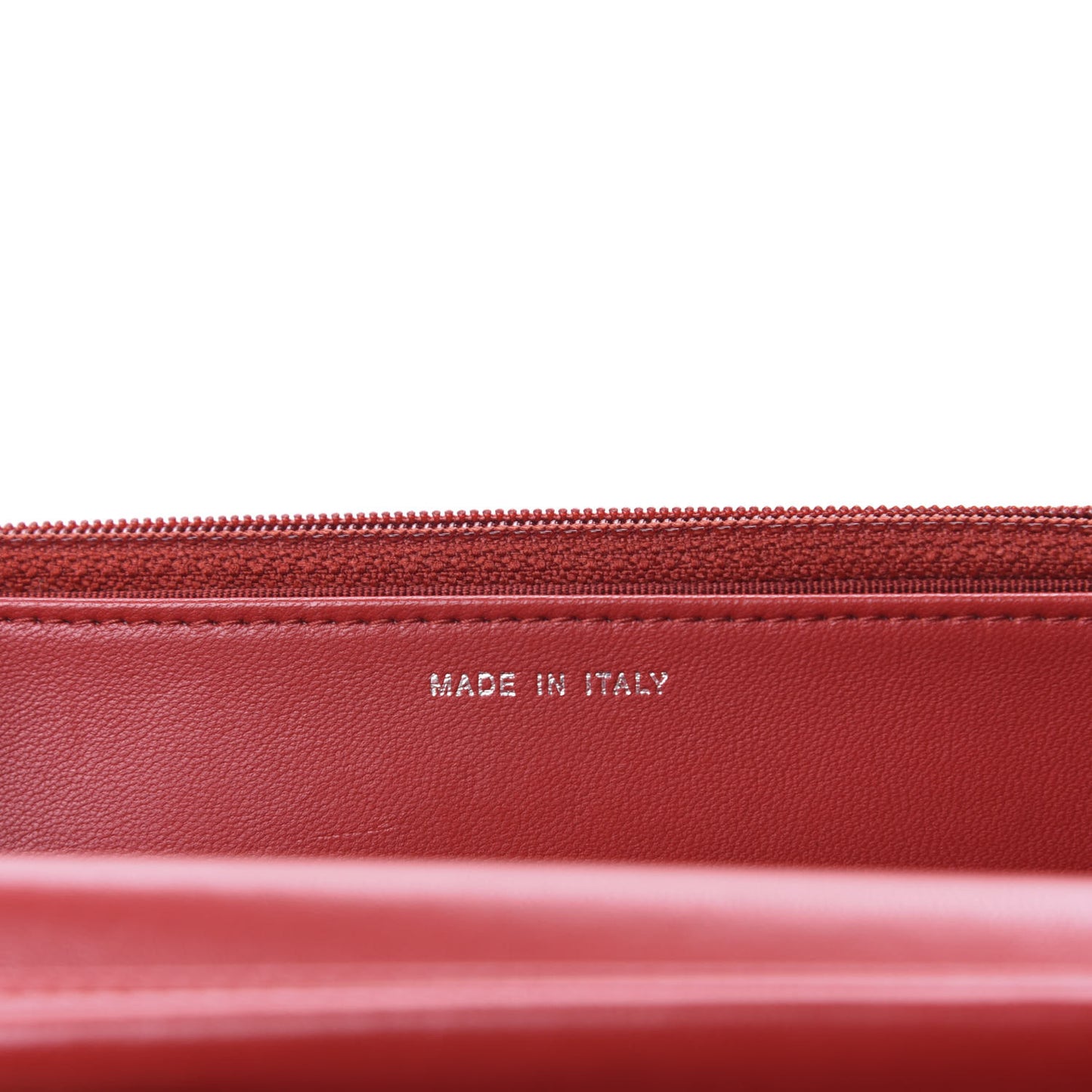 Lambskin Quilted Tri-Color Wallet On Chain WOC Red Blue