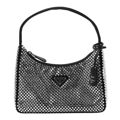 Prada Satin Crystal Mini Re-Edition 2000 Bag Cristal 1 of 4