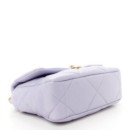 Chanel Lambskin Quilted Medium Chanel 19 Flap Light Purple 4 of 10