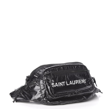 Saint Laurent Nylon Logo Nuxx Body Belt Bag Black 4 of 9