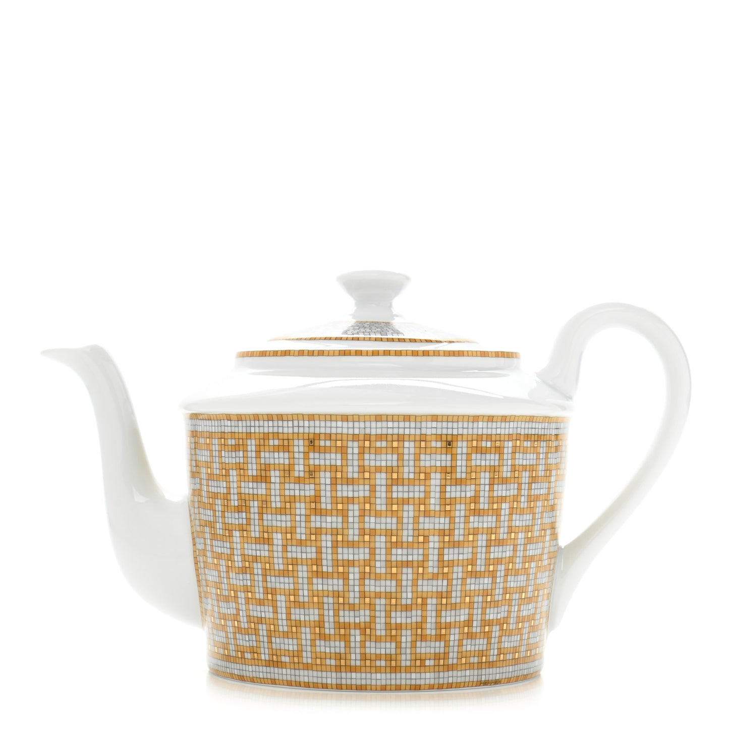 Porcelain 24 Gold Mosaique Teapot