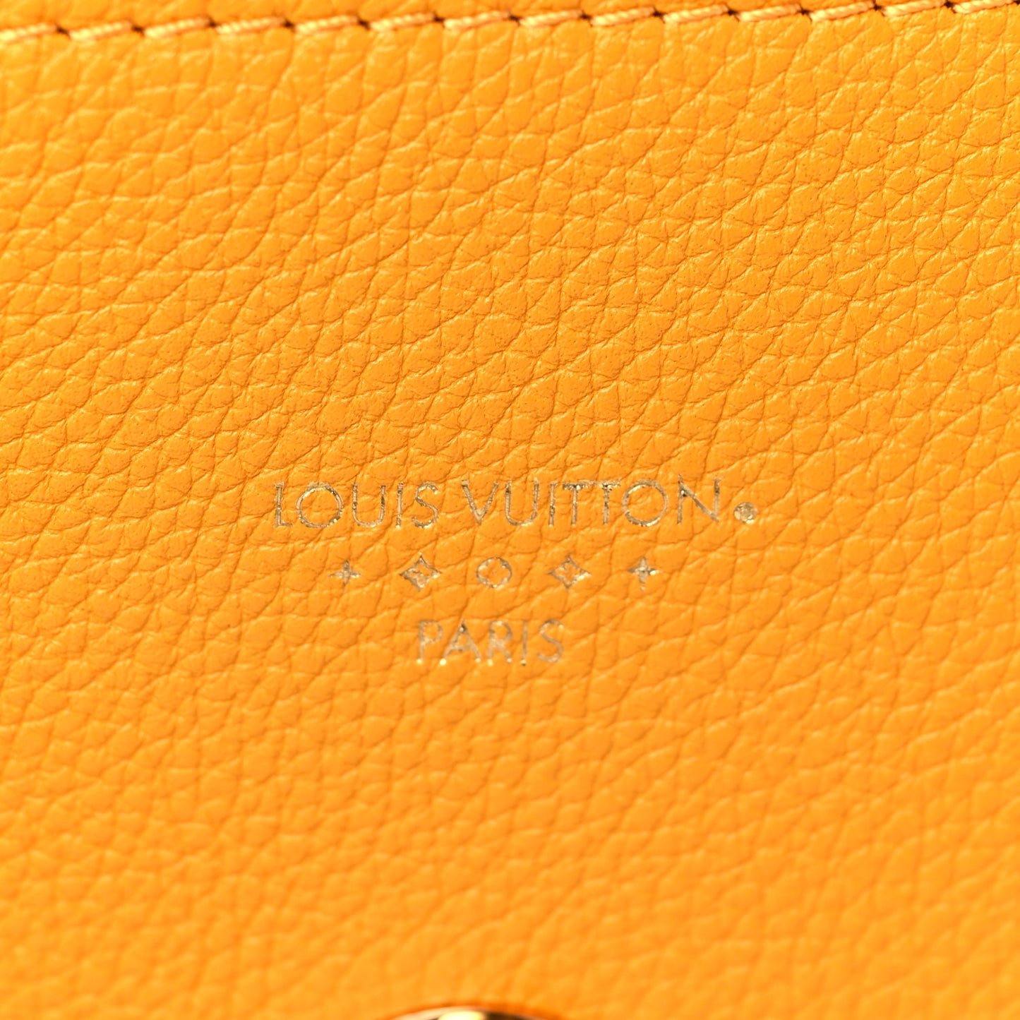 Grained Calfskin LV Pont 9 Soft PM Sunbeam