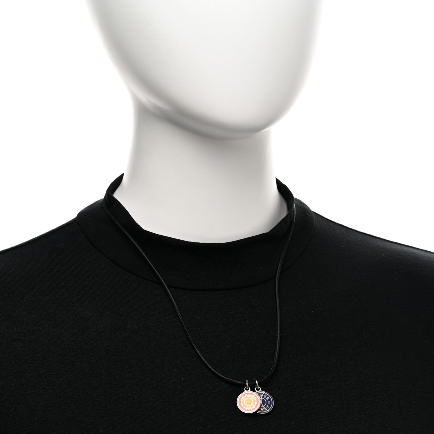 Lacquered Palladium Eclipse Necklace Rocabar H