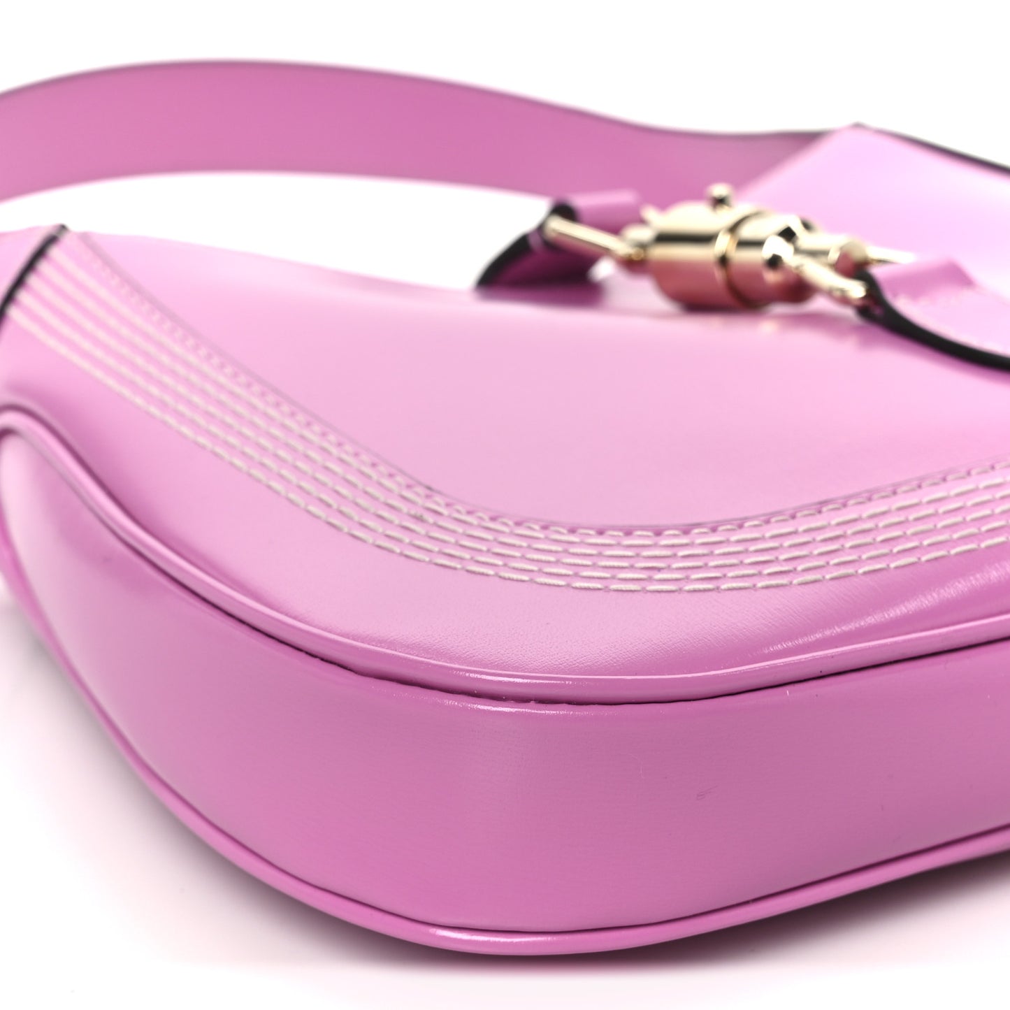 Ancora Calfskin Web Medium Jackie 1961 Hobo Pink