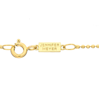 Jennifer Meyer 18K Yellow Gold Diamond Good Luck Pendant Necklace 5 of 7