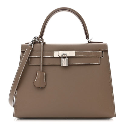 Hermes Epsom Kelly Sellier 28 Etoupe 1 of 11