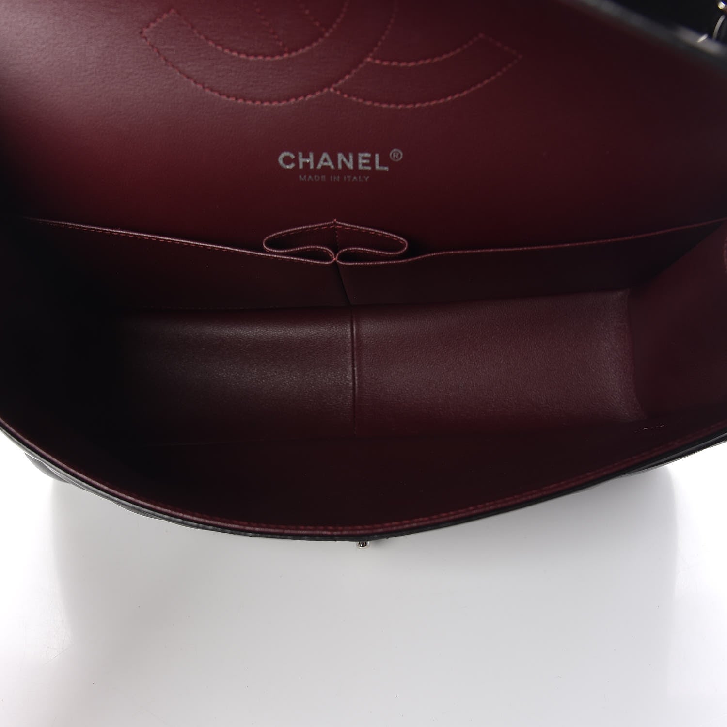 Chanel Lambskin Quilted Jumbo Double Flap Black 7 of 10