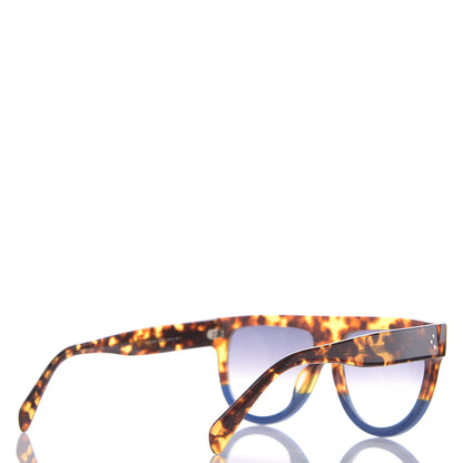 Celine Acetate Aviator Sunglasses CL 41026/S Havana Blue 4 of 6