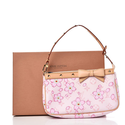 Louis Vuitton Monogram Cherry Blossom Pochette Accessories Pink 8 of 8