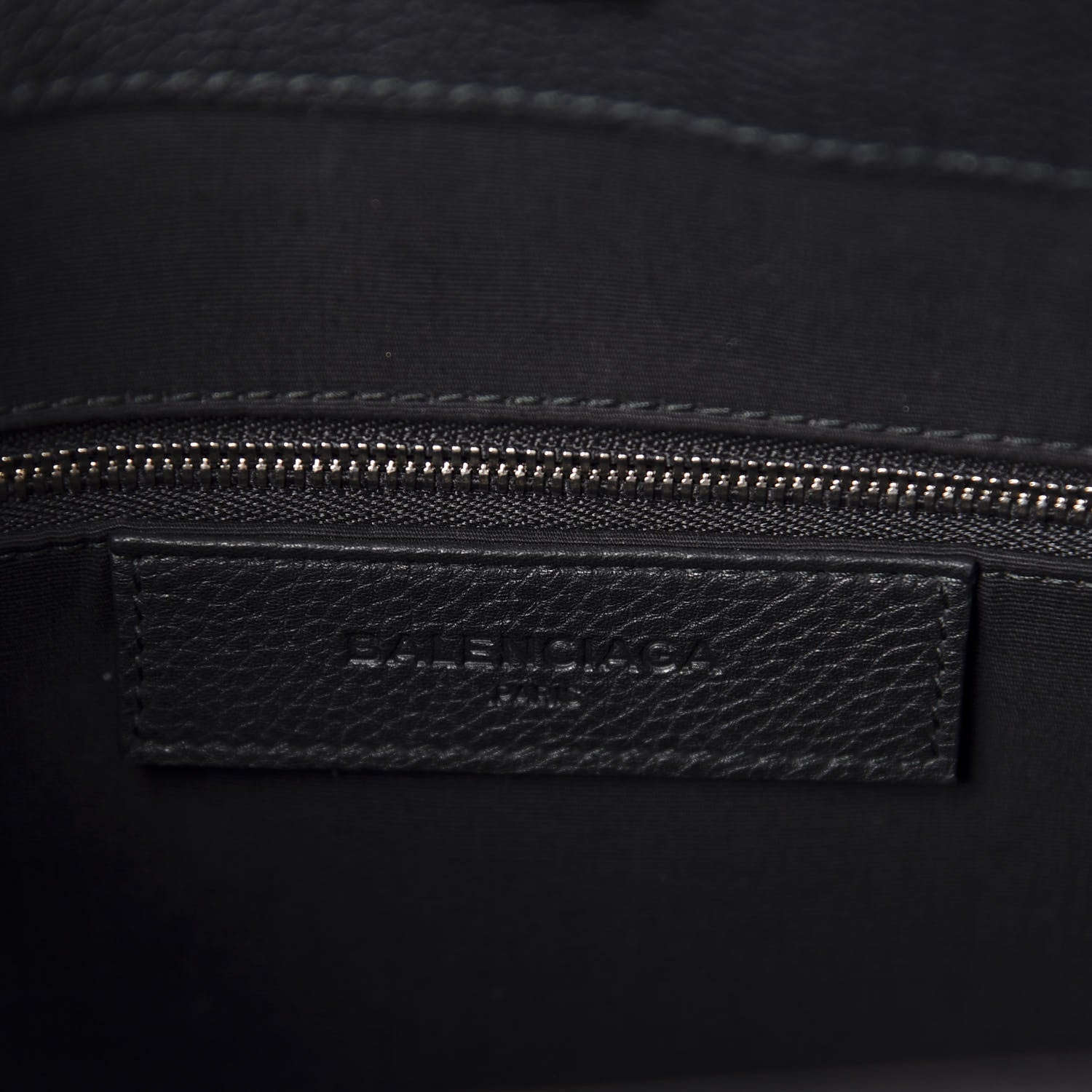 Balenciaga Calfskin Le Dix Soft Cabas M Shoulder Bag Black 9 of 11