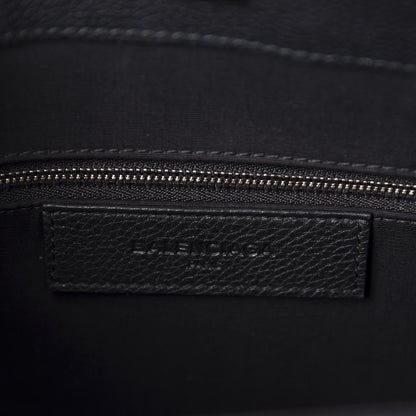 Balenciaga Calfskin Le Dix Soft Cabas M Shoulder Bag Black 9 of 11