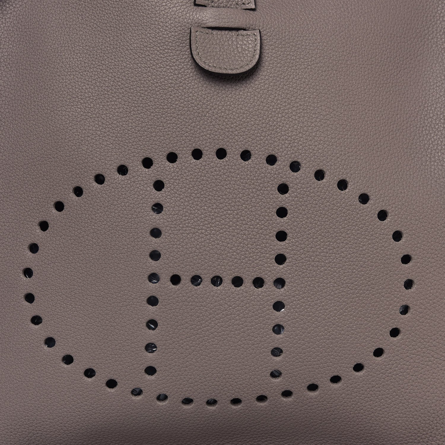 Hermes Taurillon Clemence Evelyne III GM Gris Asphalte 8 of 12