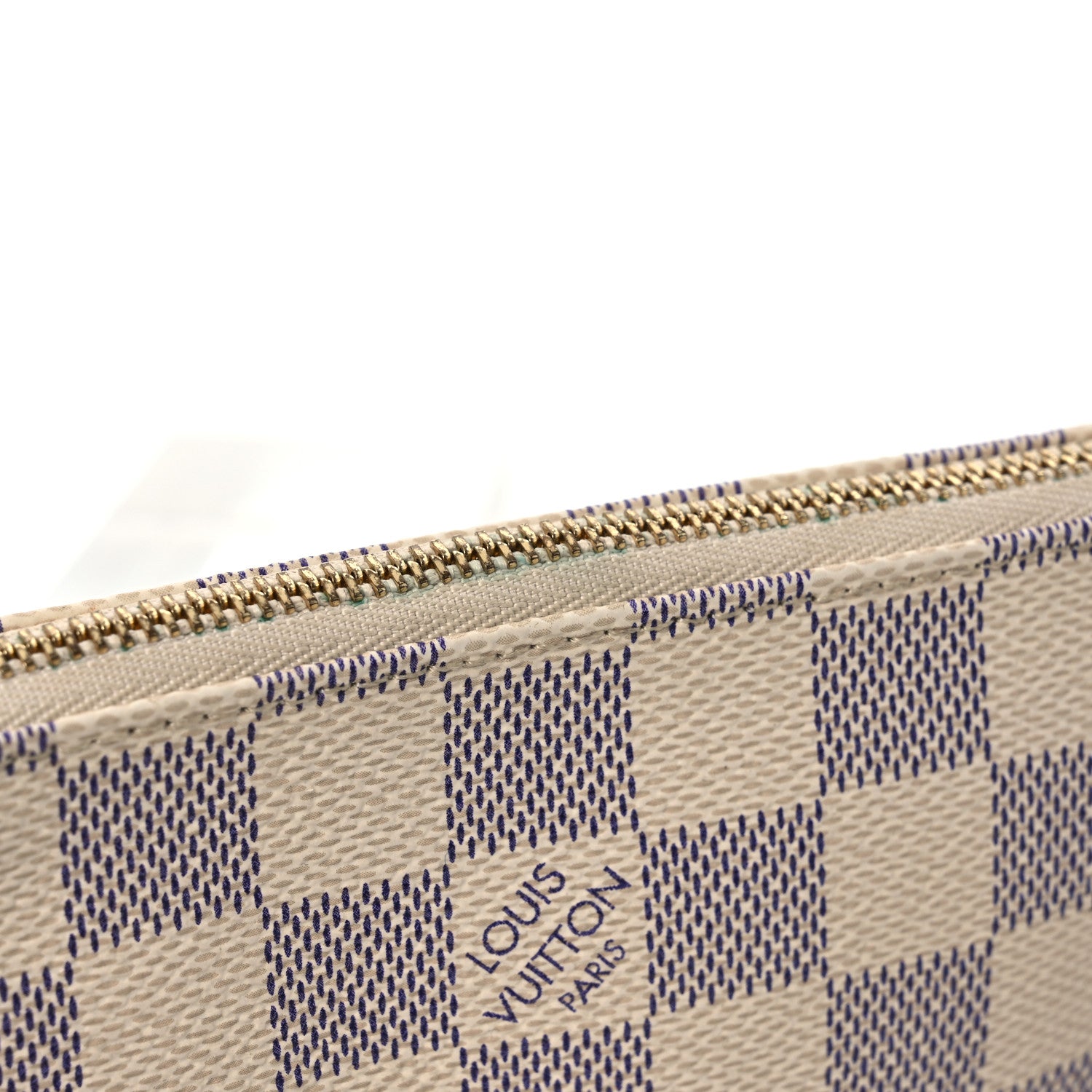 Louis Vuitton Damier Azur 2018 Christmas Animation Mini Pochette Accessories 11 of 11