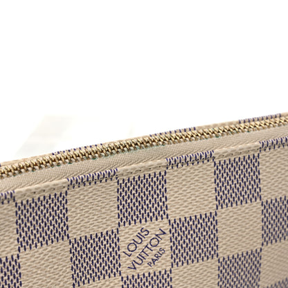 Louis Vuitton Damier Azur 2018 Christmas Animation Mini Pochette Accessories 11 of 11