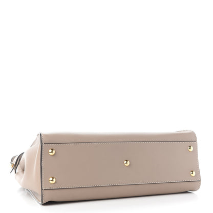 Fendi Vitello Seta Plexiglass Tortoise Medium Peekaboo Iconic Satchel Tortora 4 of 8