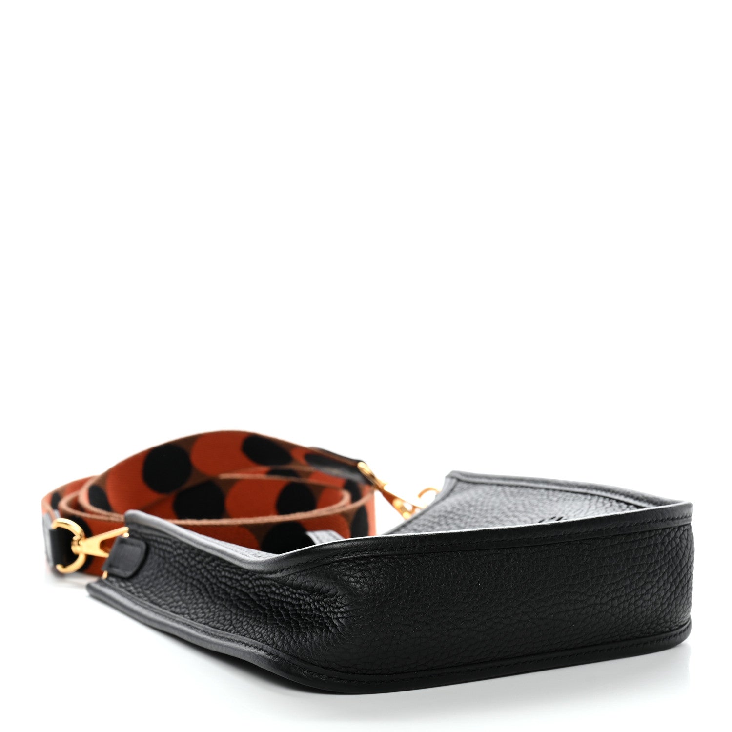 Hermes Taurillon Clemence Evelyne TPM Black Noisette Cuivre 3 of 10