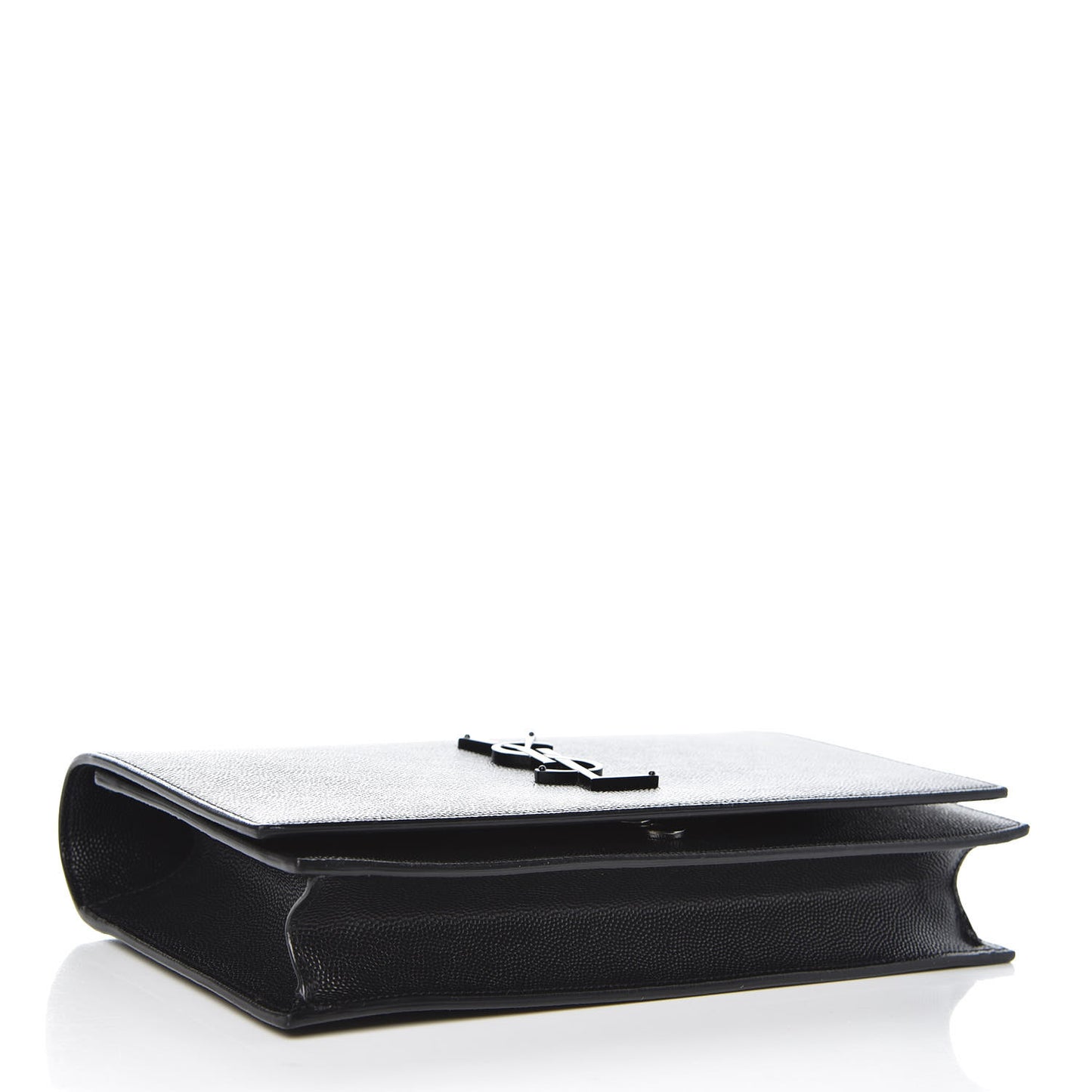 Grain De Poudre Classic Monogram Kate Clutch Black
