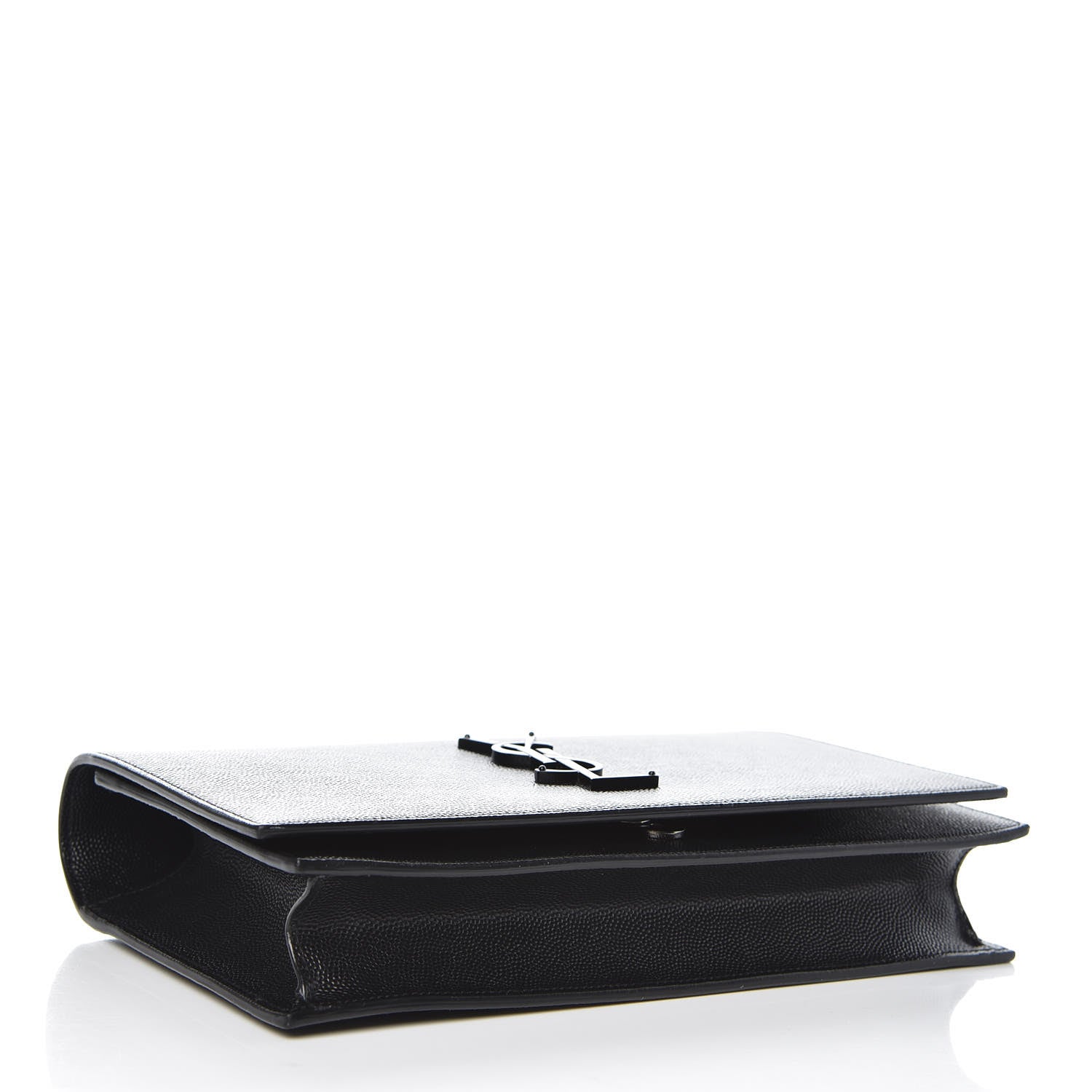 Saint Laurent Grain De Poudre Classic Monogram Kate Clutch Black 4 of 9